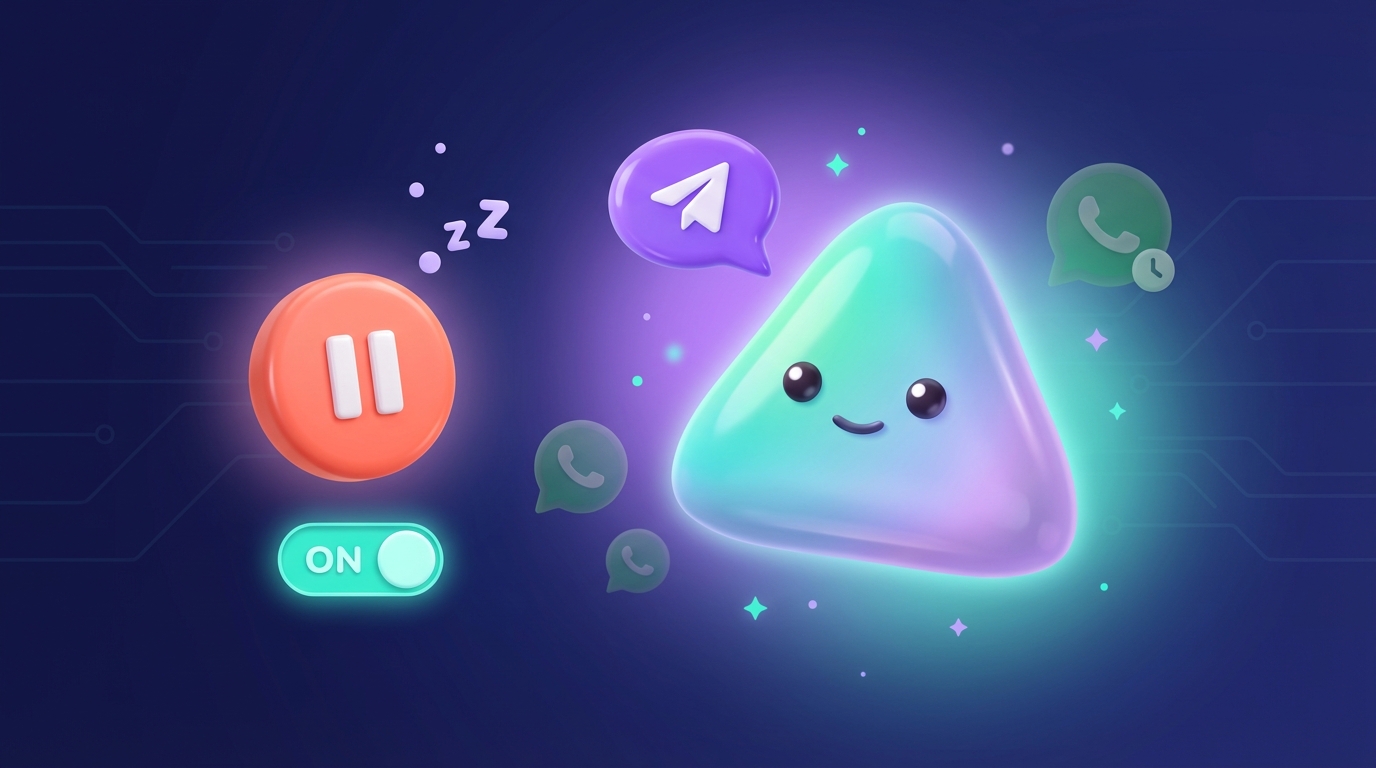 Cómo pausar las respuestas automáticas de la IA en WhatsApp sin desactivar TBit